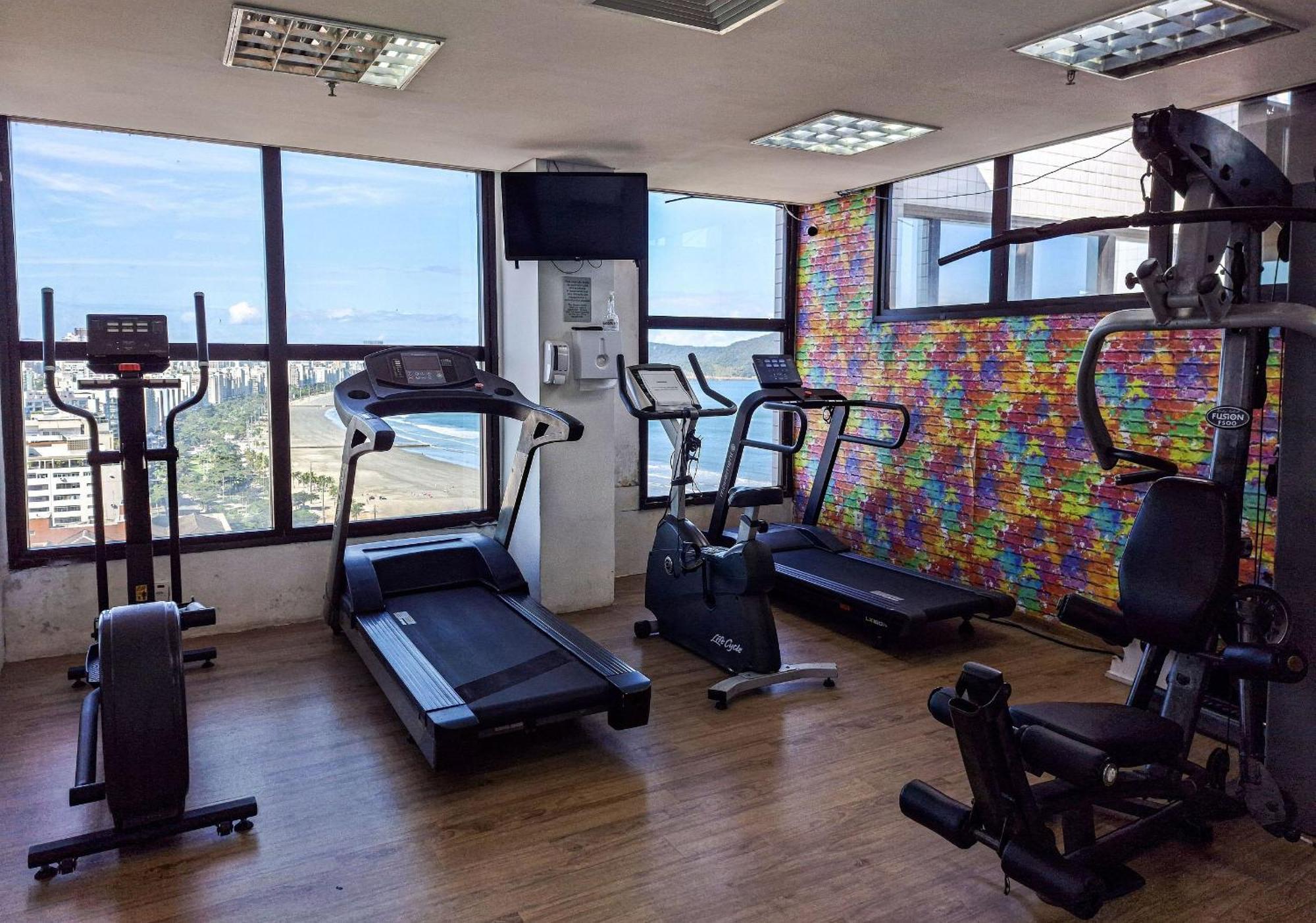 Desfrute Do Conforto A Beira-mar: Vista Exclusiva Apartamento Santos (Sao Paulo)